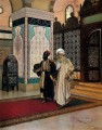 Después de la oración, el pintor árabe Rudolf Ernst.